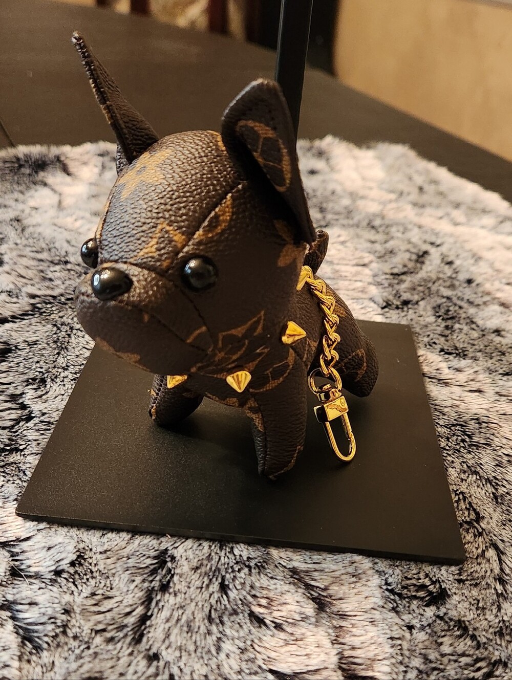 French Bulldog Bag Charm-Brown-NWOT - Picture 6 of 6